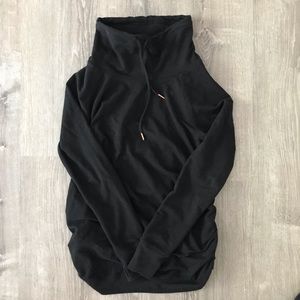 Black Maternity Hoodie